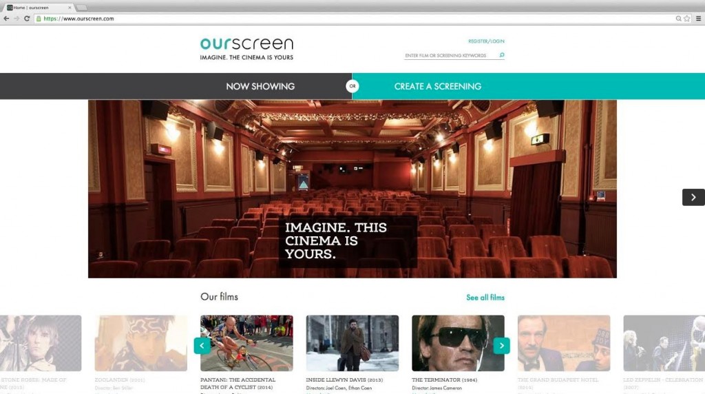 Ourscreen cinema-on-demand